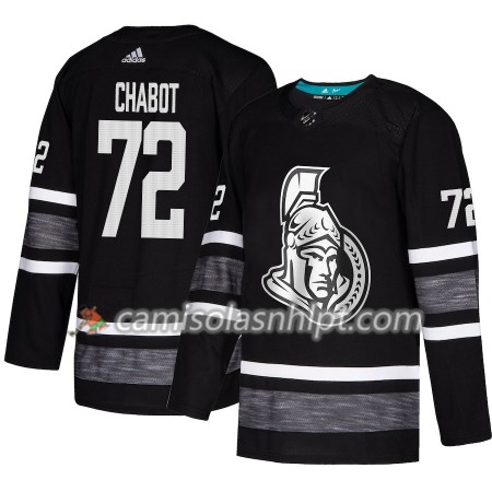 Camisola Ottawa Senators Thomas Chabot 72 2019 All-Star Adidas Preto Authentic - Homem